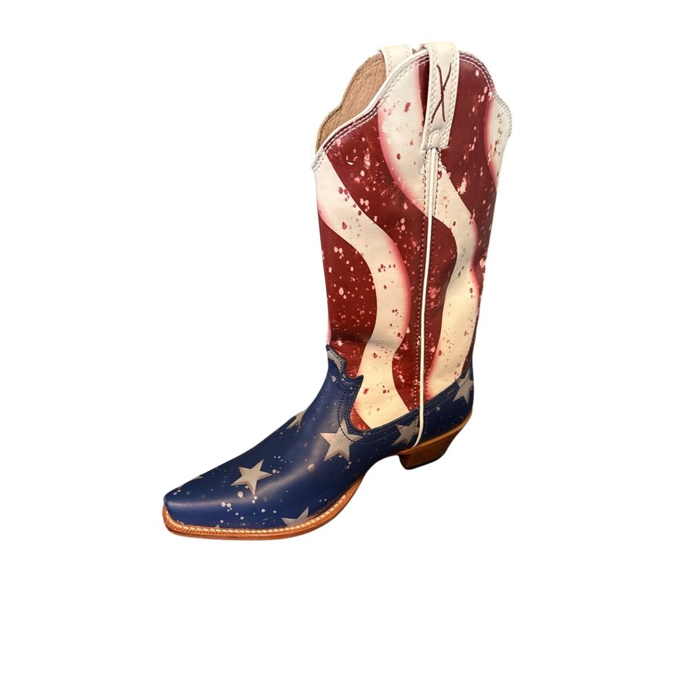 Twisted X Stepping Out Women’s Western Boots American Flag Size 9.5 NWT - Picture 10 of 12